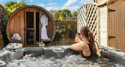 Vakantiehuis met bubbelbad en sauna