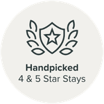 Handpicked 4 & 5 Star Stays Badge.